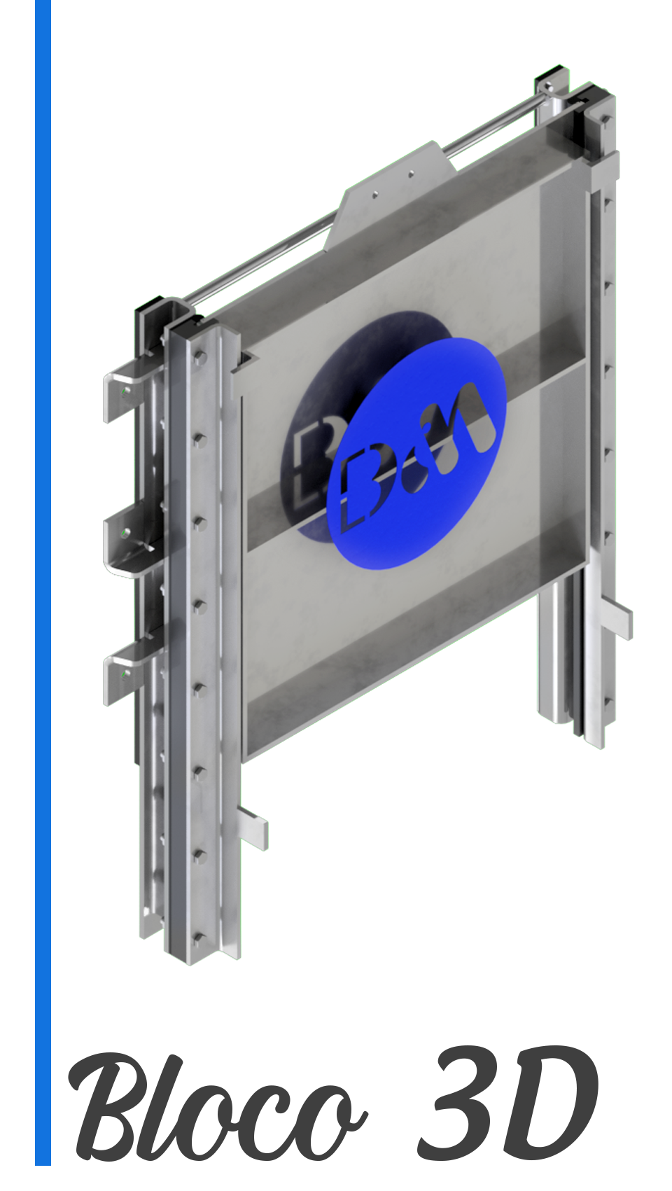 bloco 3D comporta vertedora para download