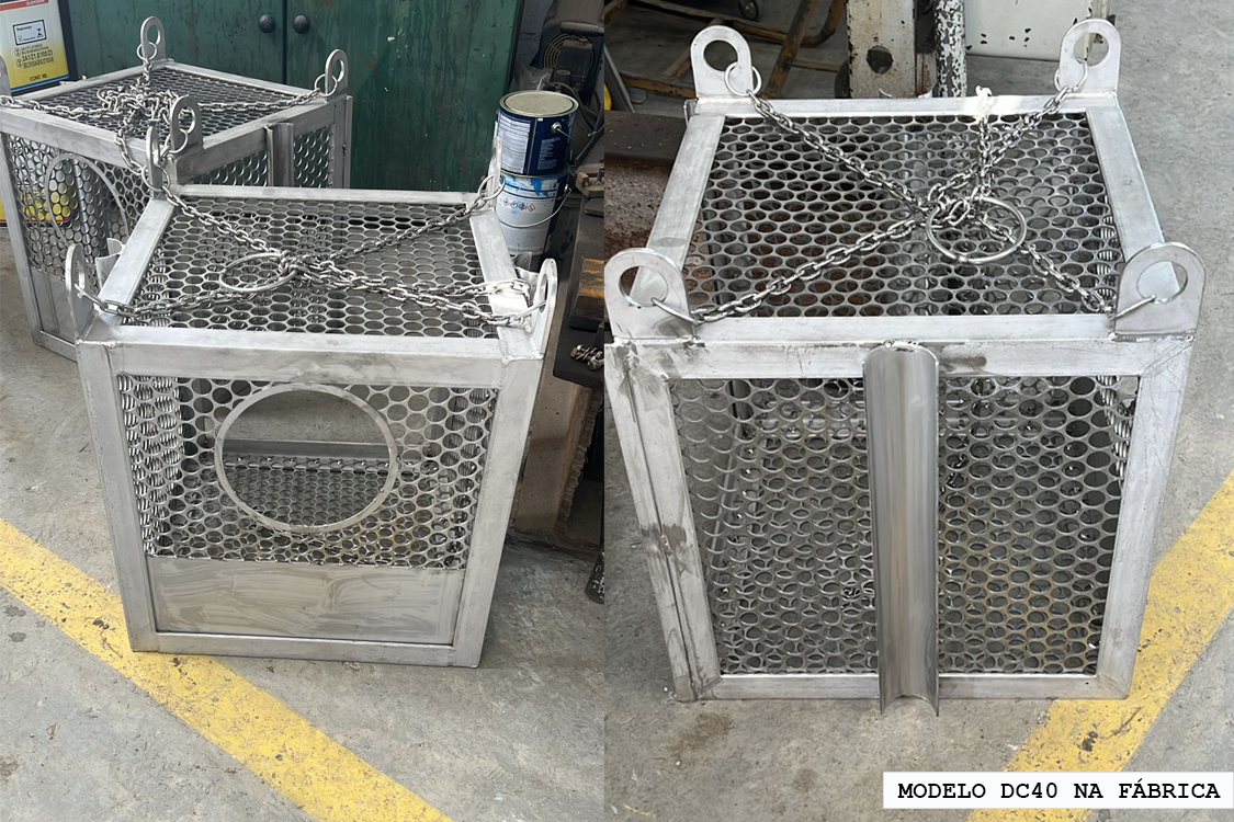 Fabricação de cestos para Copasa Dim Engenharia