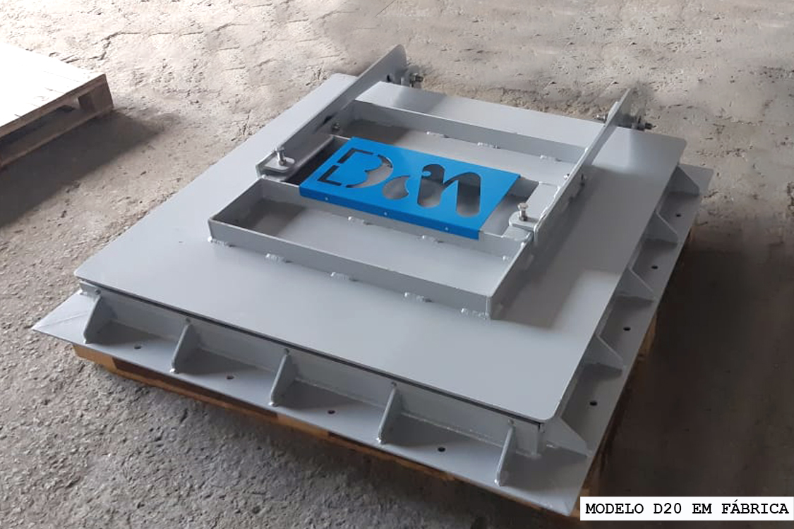 comporta modelo flap quadrada, comporta de retenção