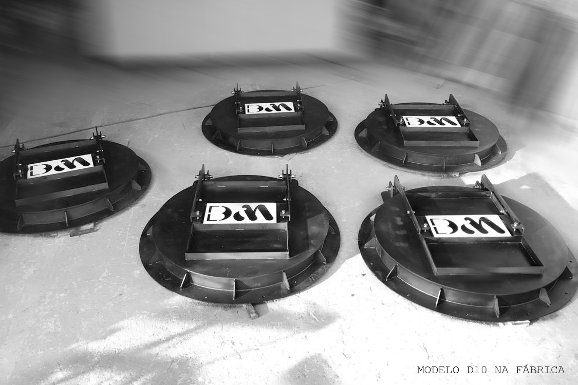 fabricação de comporta flap circular Dim Engenharia