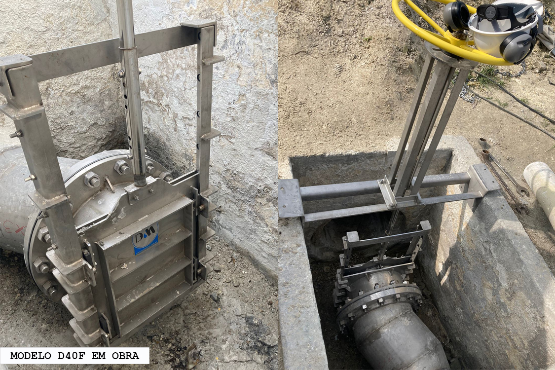 adufa de parede flangeada Dim Engenharia