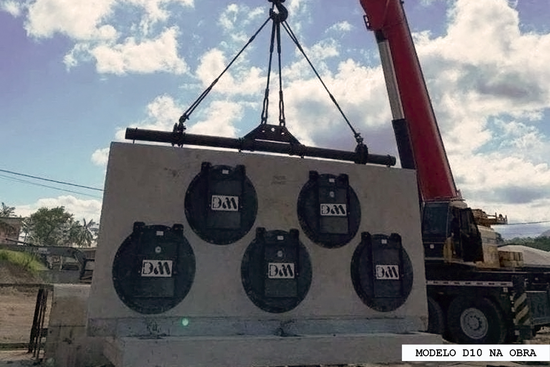 comporta Dim flap em obra