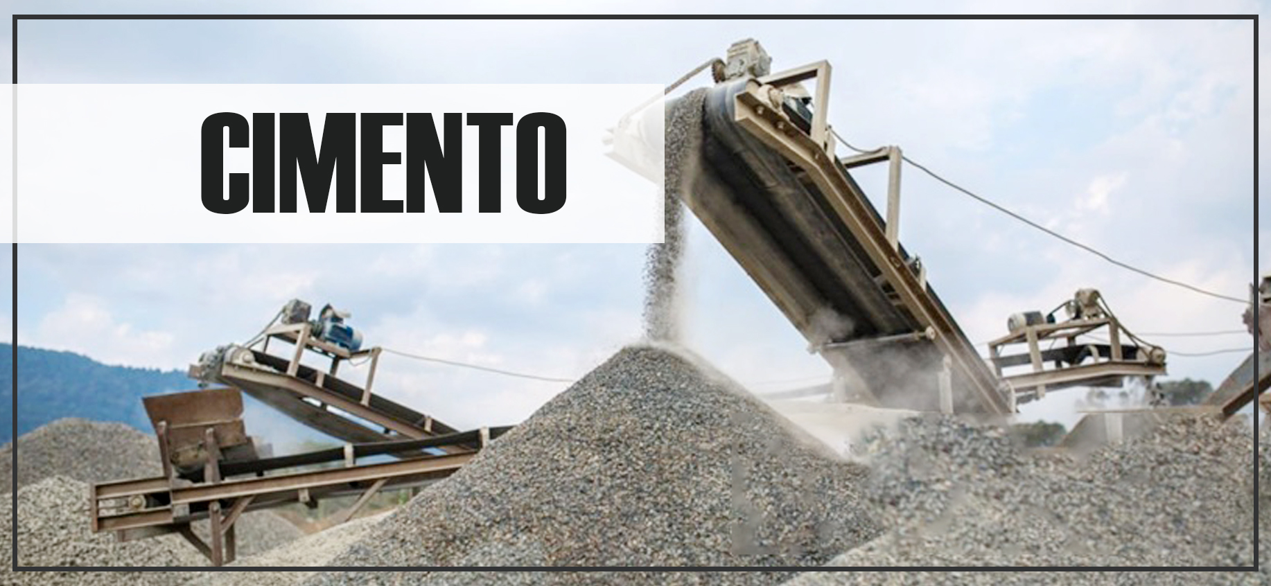 equipamentos para a area de cimento, pedreira