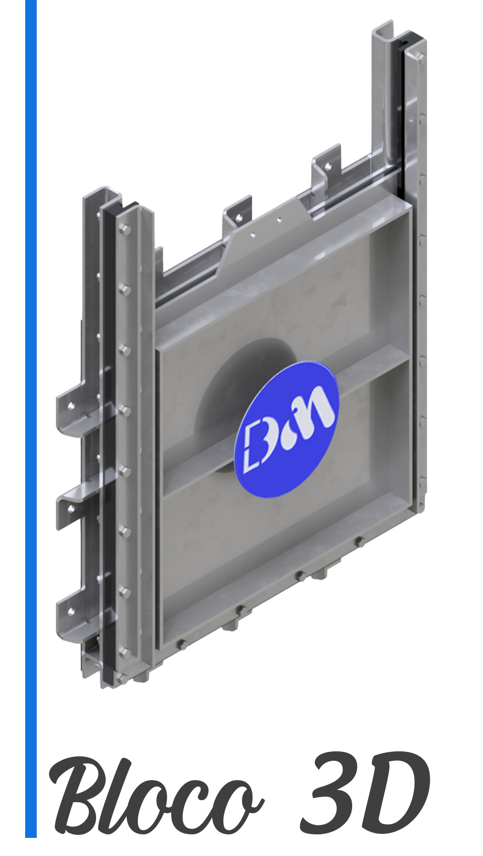 bloco 3D comporta de parede para download