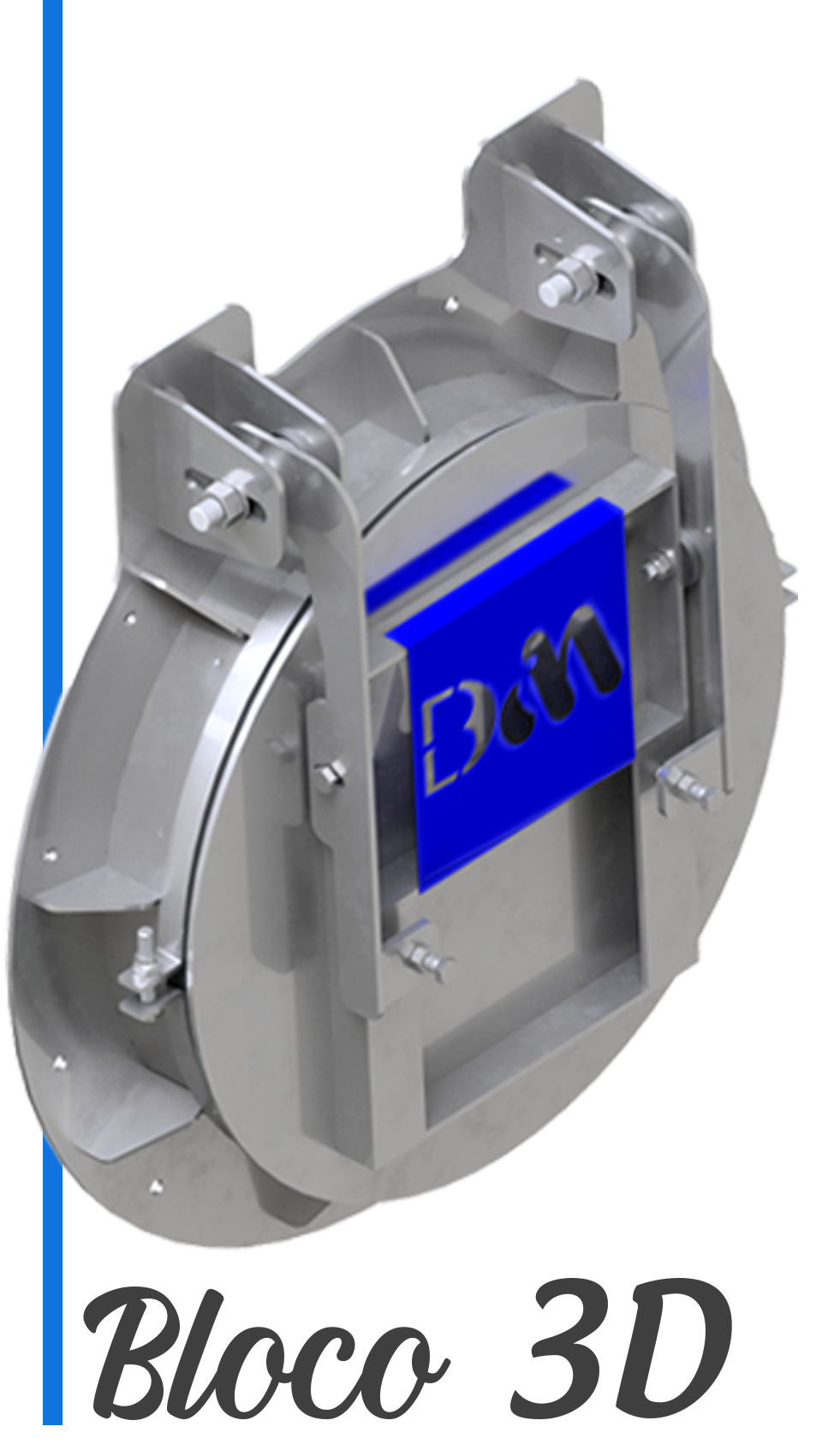 bloco 3D comporta flap para download