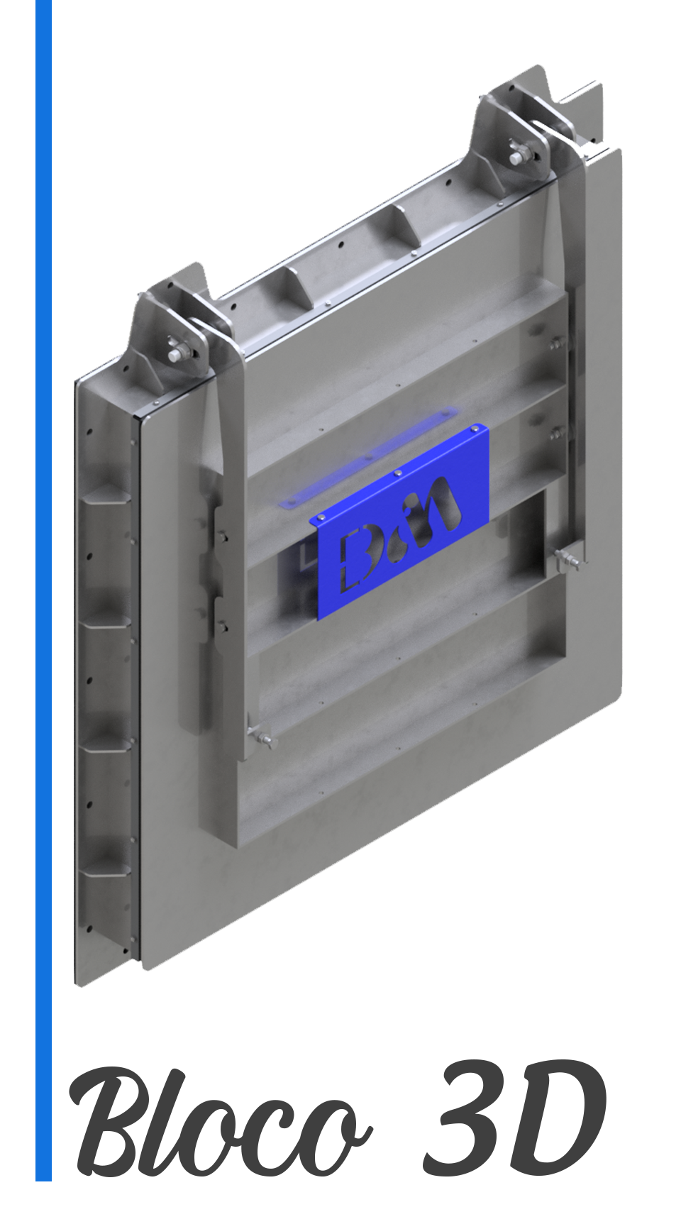 bloco 3D comporta flap para download