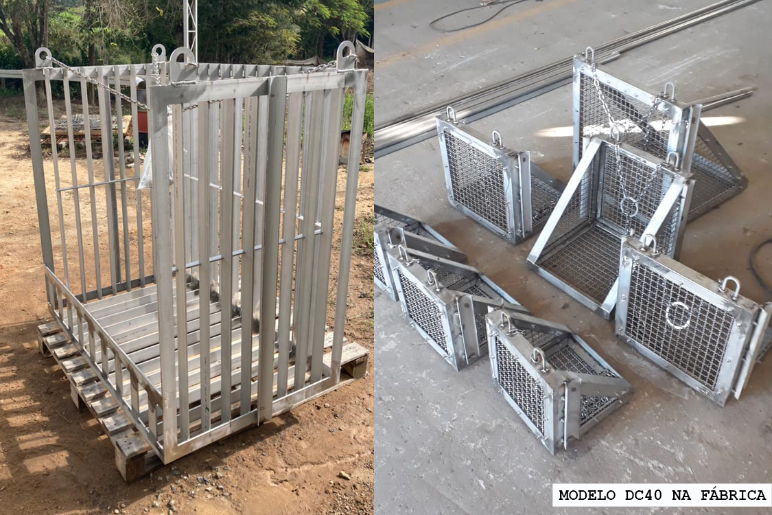 Cestos para saneamento fabricação Dim Engenharia